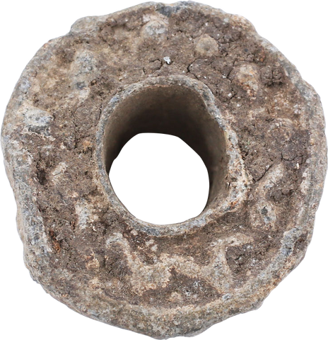 ROMAN LED SPINDLE WHORL 2ND-4TH CENTURY AD - The History Gift Store