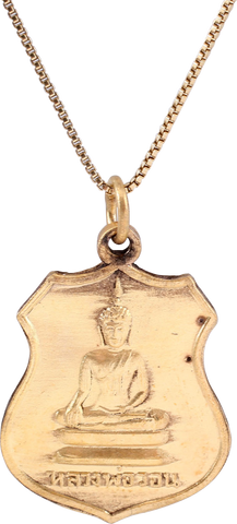 SIAMESE BUDDHIST MONK AMULET - The History Gift Store