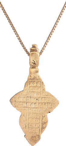 EASTERN EUROPEAN CHRISTIAN CROSS NECKLACE, 17-18 CENTURY - The History Gift Store