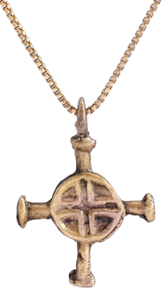 EUROPEAN CONVERT’S CROSS NECKLACE, 9th-10th CENTURY - The History Gift Store