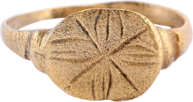 MEDIEVAL EUROPEAN RING, 15TH-18TH CENTURY AD, SIZE 8 1/2 - The History Gift Store