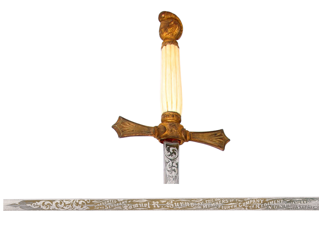 NEW YORK MILITIA PRESENTATION SWORD 1912 - The History Gift Store