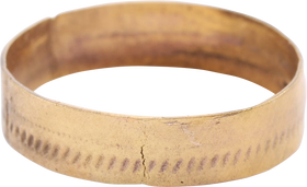 ANCIENT VIKING WEDDING RING, SIZE 9 1/2 - The History Gift Store
