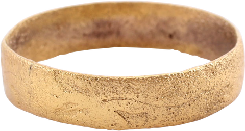 MEDIEVAL EUROPEAN WEDDING RING, 15TH CENTURY, SIZE 10 1/2 - The History Gift Store