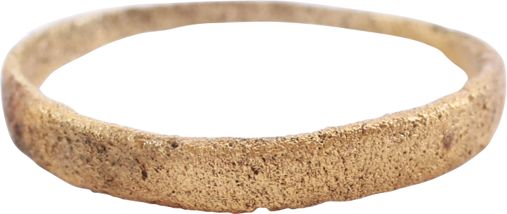 MEDIEVAL EUROPEAN PEASANTS WEDDING RING, SIZE 6 ¾ - The History Gift Store