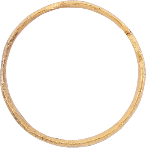 MEDIEVAL EUROPEAN WEDDING RING, SIZE 8 1/2 - The History Gift Store