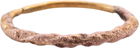 VIKING ROPED OR TWIST WEDDING RING, C.866-1067 AD, SIZE 9 1/2 - The History Gift Store