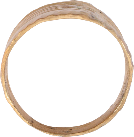 VIKING SHIELD RING, C. 9TH-10TH CENTURY, SIZE 10-10 1/4 - The History Gift Store