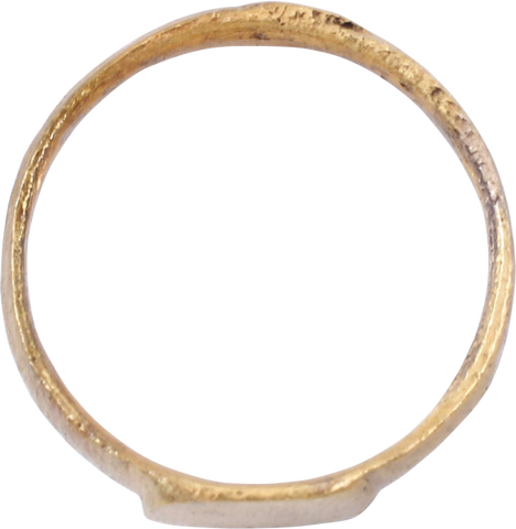 MEDIEVAL EUROPEAN RING, 10TH-13TH CENTURY AD SIZE 6 - The History Gift Store