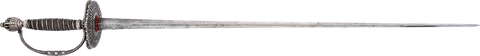 ENGLISH SILVER HILTED SMALLSWORD C.1775-80 - The History Gift Store
