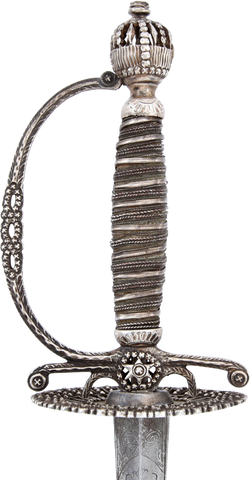 ENGLISH SILVER HILTED SMALLSWORD C.1775-80 - The History Gift Store
