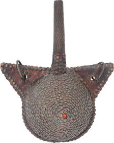 MOROCCAN BEE HIVE POWDER FLASK C.1850 - The History Gift Store