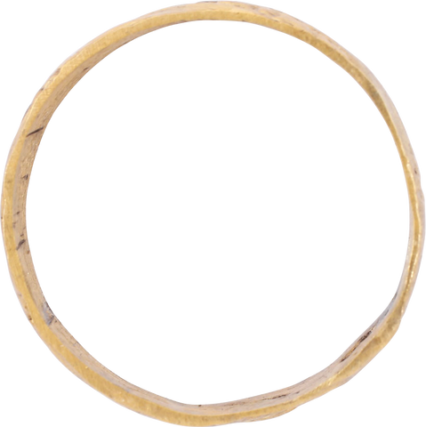 MEDIEVAL EUROPEAN WEDDING RING, 15TH CENTURY, SIZE 9 1/4 - The History Gift Store