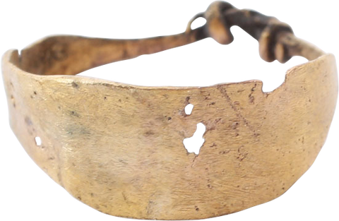 RARE CELTIC FINGER RING C.400-100 BC, SIZE 8 1/2 - The History Gift Store