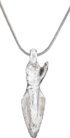 ANCIENT GREEK ARROWHEAD PENDANT NECKLACE C.4th-2rd CENTURY BC - The History Gift Store