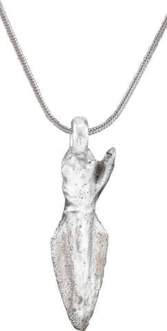 ANCIENT GREEK ARROWHEAD PENDANT NECKLACE C.4th-2rd CENTURY BC - The History Gift Store