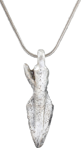 ANCIENT GREEK ARROWHEAD PENDANT NECKLACE C.4th-2rd CENTURY BC - The History Gift Store