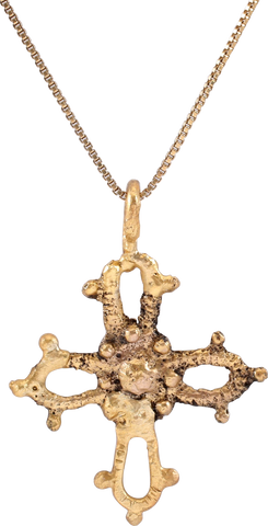SUPERB BYZANTINE CROSS NECKLACE, 6TH-9TH CENTURY AD - The History Gift Store