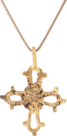 SUPERB BYZANTINE CROSS NECKLACE, 6TH-9TH CENTURY AD - The History Gift Store