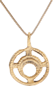 RARE VARIATION, VIKING LUNAR PENDANT NECKLACE, 11TH-12TH CENTURY AD - The History Gift Store