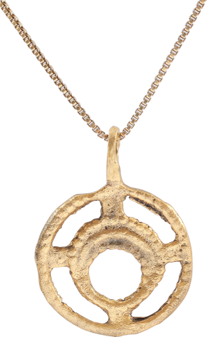 RARE VARIATION, VIKING LUNAR PENDANT NECKLACE, 11TH-12TH CENTURY AD - The History Gift Store