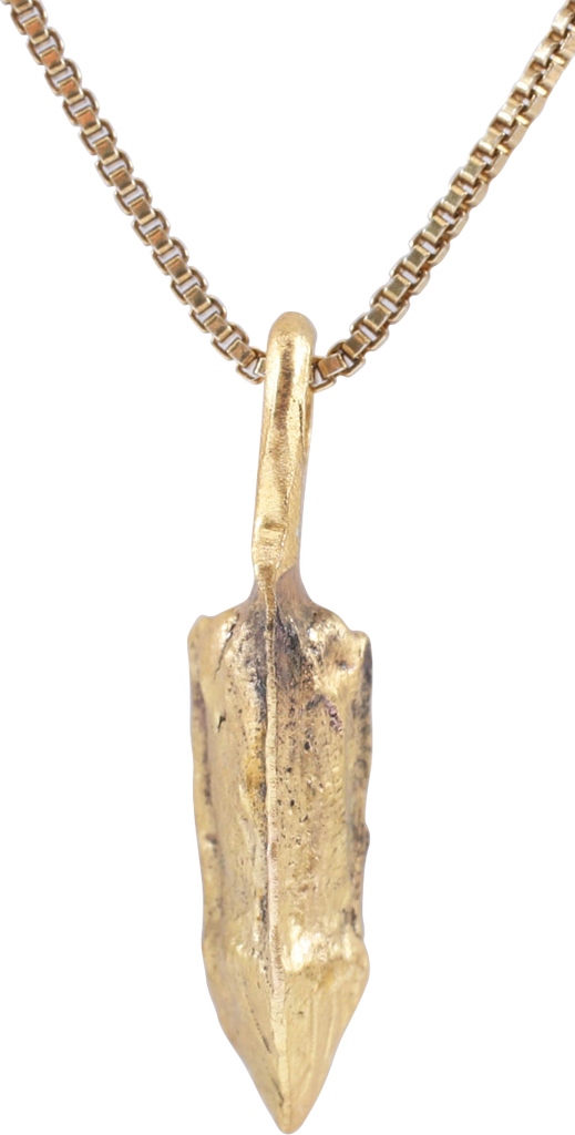 HELLENISTIC GREEK ARROWHEAD PENDANT NECKLACE, 300-100 BC - The History Gift Store