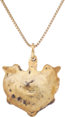 RARE ANCIENT VIKING HEART PENDANT NECKLACE, C.850-1050 AD - The History Gift Store