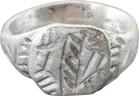 MEDIEVAL EUROPEAN RING, 900-1200 AD, SIZE 4 3/4 - The History Gift Store