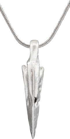 FINE ROMAN ARROWHEAD PENDANT NECKLACE, 100 BC-100 AD - The History Gift Store