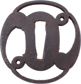 JAPANESE IRON TSUBA, EDO PERIOD - The History Gift Store