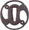 JAPANESE IRON TSUBA, EDO PERIOD - The History Gift Store
