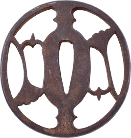 JAPANESE IRON TSUBA, EDO PERIOD - The History Gift Store