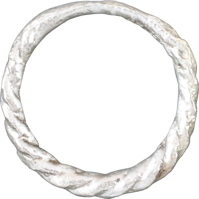 VIKING ROPED OR TWIST WEDDING RING, SIZE 6 ½ - The History Gift Store