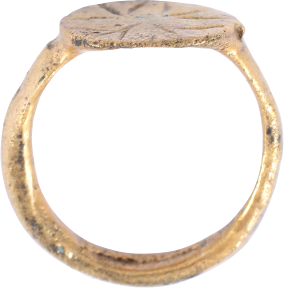 ROMAN/BYZANTINE CHRISTENING OR BAPTISM RING, C.2ND-6TH CENTURY AD - The History Gift Store