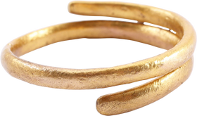 VIKING COIL RING, 9TH-10TH CENTURY AD, SIZE 9 1/4 - The History Gift Store