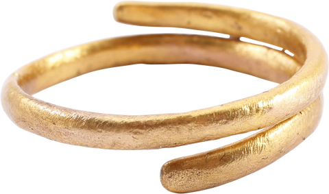 VIKING COIL RING, 9TH-10TH CENTURY AD, SIZE 9 1/4 - The History Gift Store