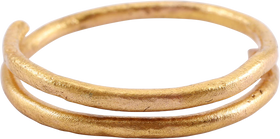 VIKING COIL RING, 9TH-10TH CENTURY AD, SIZE 10 1/2 - The History Gift Store