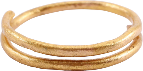 VIKING COIL RING, 9TH-10TH CENTURY AD, SIZE 10 1/2 - The History Gift Store