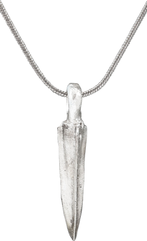 FINE ROMAN ARROWHEAD PENDANT NECKLACE, 100 BC-100 AD - The History Gift Store