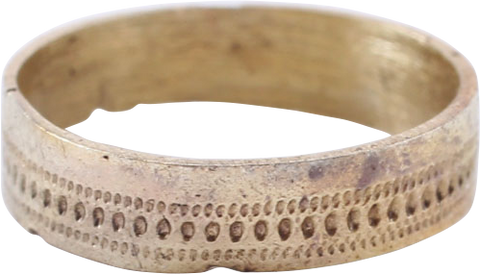 ANCIENT VIKING WEDDING RING, SIZE 1 1/2 - The History Gift Store