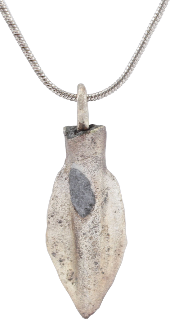 FINE GREEK ARROWHEAD PENDANT NECKLACE, C. 8TH-3RD CENTURY BC - The History Gift Store