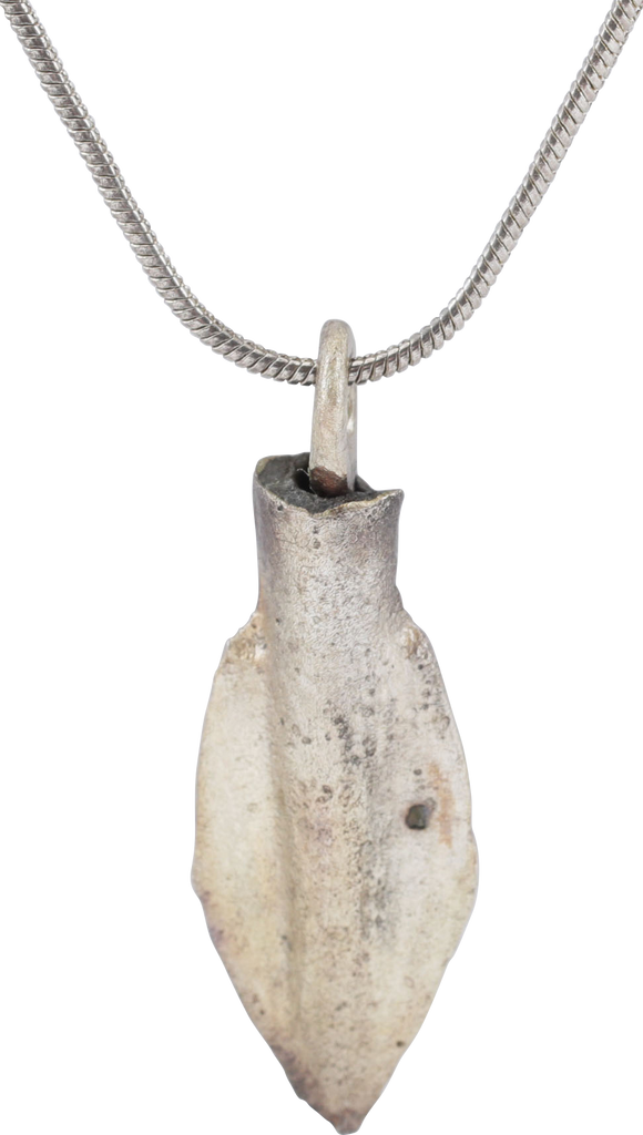 FINE GREEK ARROWHEAD PENDANT NECKLACE, C. 8TH-3RD CENTURY BC - The History Gift Store