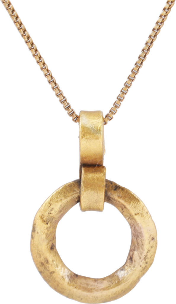 CELTIC PROSPERITY RING NECKLACE C.400-100 BC - The History Gift Store