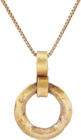 CELTIC PROSPERITY RING NECKLACE C.400-100 BC - The History Gift Store