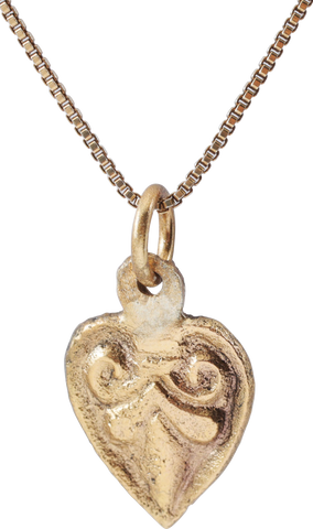 FINE VIKING HEART AMULET NECKLACE C.900-1050 AD - The History Gift Store