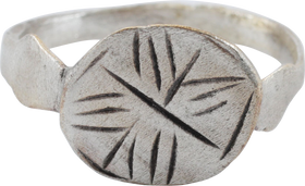 EUROPEAN CHRISTIAN RING, 1400-1600 SIZE 9 1/2 - The History Gift Store