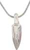 FINE GREEK ARROWHEAD PENDANT NECKLACE, 300-100 BC - The History Gift Store