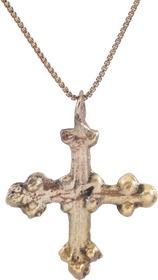 FINE EARLY EUROPEAN CHRISTIAN CONVERT’S CROSS NECKLACE, 9TH-11TH CENTURY AD - The History Gift Store