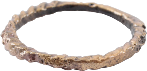 VIKING ROPED OR TWIST WEDDING RING, C.866-1067 AD, SIZE 8 - The History Gift Store