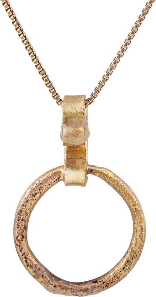 CELTIC PROSPERITY RING NECKLACE C.400-100 BC - The History Gift Store